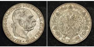 5 Corona Österreich-Ungarn (1867-1918) Silber Franz Joseph I (1830 - 1916)