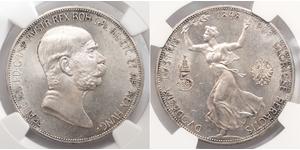 5 Corona Österreich-Ungarn (1867-1918) Silber Franz Joseph I (1830 - 1916)