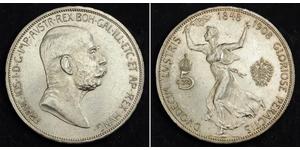 5 Corona Österreich-Ungarn (1867-1918) Silber Franz Joseph I (1830 - 1916)