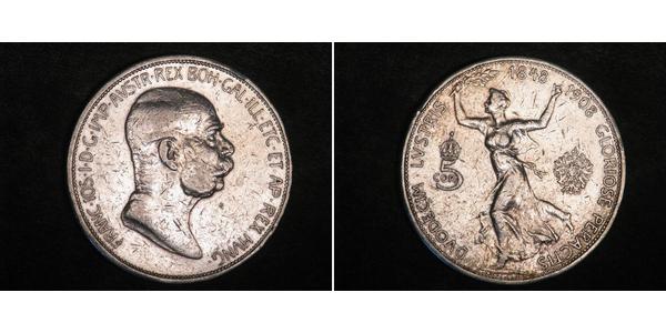 5 Corona Österreich-Ungarn (1867-1918) Silber Franz Joseph I (1830 - 1916)