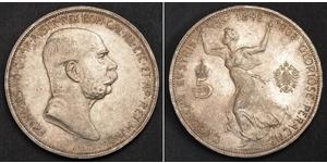 5 Corona Austria-Hungary (1867-1918) Silver Franz Joseph I (1830 - 1916)