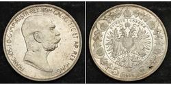 5 Corona Австро-Угорщина (1867-1918) Срібло Франц Иосиф I (1830 - 1916)