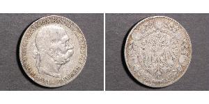 5 Corona Австро-Угорщина (1867-1918) Срібло Франц Иосиф I (1830 - 1916)