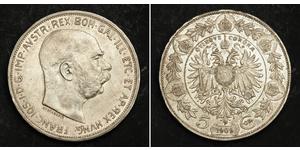 5 Corona Австро-Угорщина (1867-1918) Срібло Франц Иосиф I (1830 - 1916)