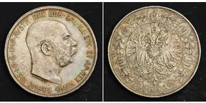 5 Corona 奥匈帝国 (1867 - 1918) 銀 弗朗茨·约瑟夫一世 (1830 - 1916)