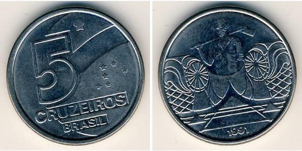 5 Cruzeiro Brazil Copper/Nickel 