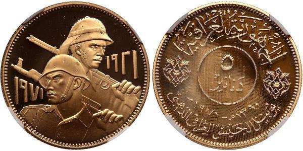 5 Denaro Iraq Oro 