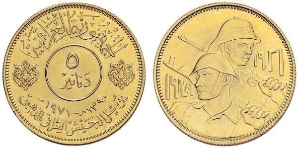 5 Denaro Iraq Oro 