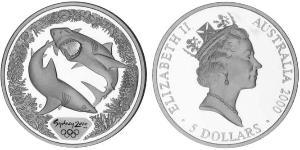 5 Dollar Australie (1939 - ) Argent 