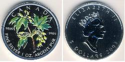 5 Dollar Canada Argent 