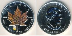 5 Dollar Canada Argent 