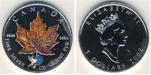 5 Dollar Canada Argent 