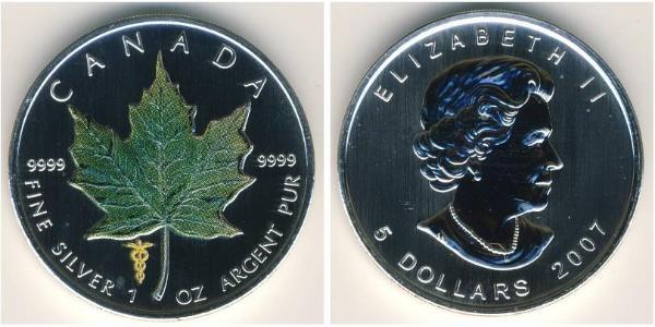 5 Dollar Canada Argent 