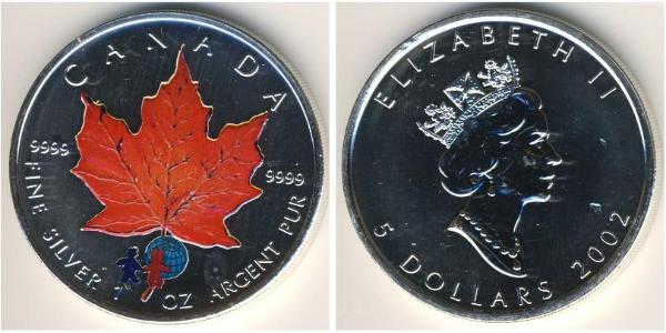 5 Dollar Canada Argent 
