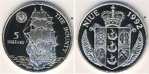 5 Dollar Niue Argent 