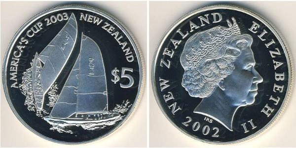 5 Dollar Nouvelle-Zélande Argent 