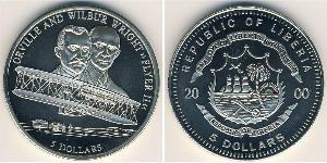 5 Dollar Liberia Copper/Nickel 