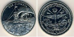 5 Dollar Marshall Islands Copper/Nickel 