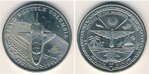 5 Dollar Marshall Islands Copper/Nickel 