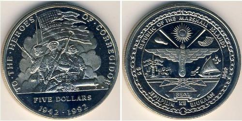 5 Dollar Marshall Islands Copper/Nickel 