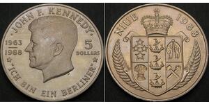 5 Dollar Niue Copper/Nickel 