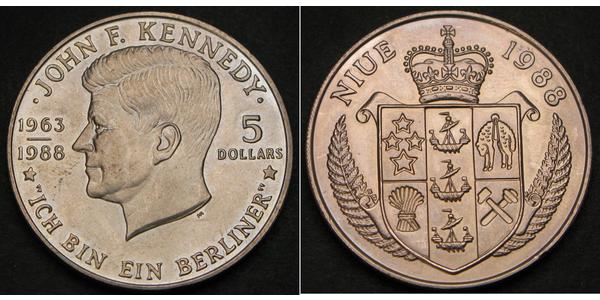 5 Dollar Niue Copper/Nickel 