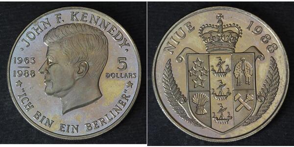5 Dollar Niue Copper/Nickel 