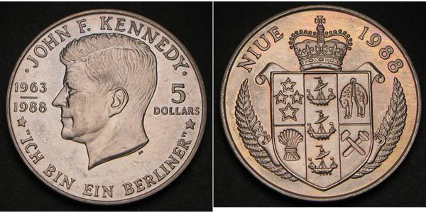 5 Dollar Niue Copper/Nickel 