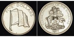 5 Dollar Bahamas Cuivre/Nickel 
