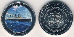 5 Dollar Liberia Cuivre/Nickel 