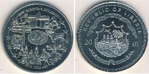 5 Dollar Liberia Cuivre/Nickel 