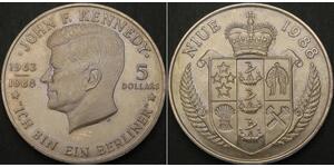 5 Dollar Niue Cuivre/Nickel 