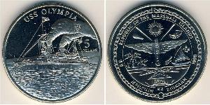 5 Dollar Îles Marshall Cuivre/Nickel 