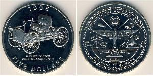 5 Dollar Îles Marshall Cuivre/Nickel 