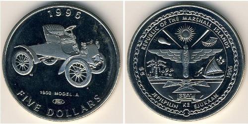 5 Dollar Îles Marshall Cuivre/Nickel 