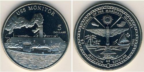 5 Dollar Îles Marshall Cuivre/Nickel 