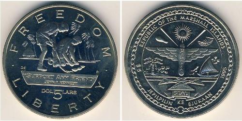 5 Dollar Îles Marshall Cuivre/Nickel 