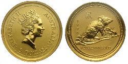 5 Dollar Australia (1939 - ) Gold Elizabeth II (1926-2022)