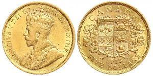 5 Dollar Canada Gold George V of the United Kingdom (1865-1936)