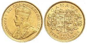 5 Dollar Canada Gold George V of the United Kingdom (1865-1936)