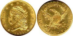 5 Dollar USA (1776 - ) Gold 