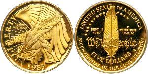 5 Dollar USA (1776 - ) Gold 