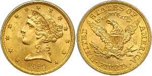 5 Dollar USA (1776 - ) Gold 