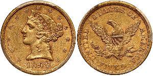 5 Dollar USA (1776 - ) Gold 