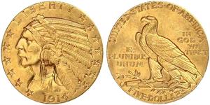 5 Dollar USA (1776 - ) Gold 