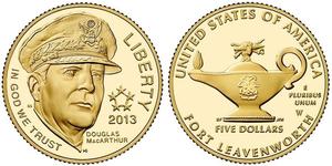 5 Dollar USA (1776 - ) Gold Douglas MacArthur (1880 - 1964) 