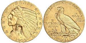 5 Dollar USA (1776 - ) Gold 