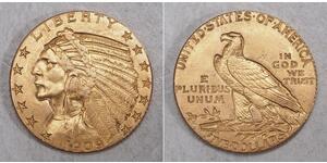 5 Dollar USA (1776 - ) Gold 