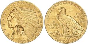 5 Dollar USA (1776 - ) Gold 