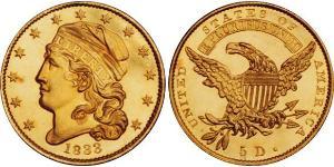 5 Dollar USA (1776 - ) Gold 